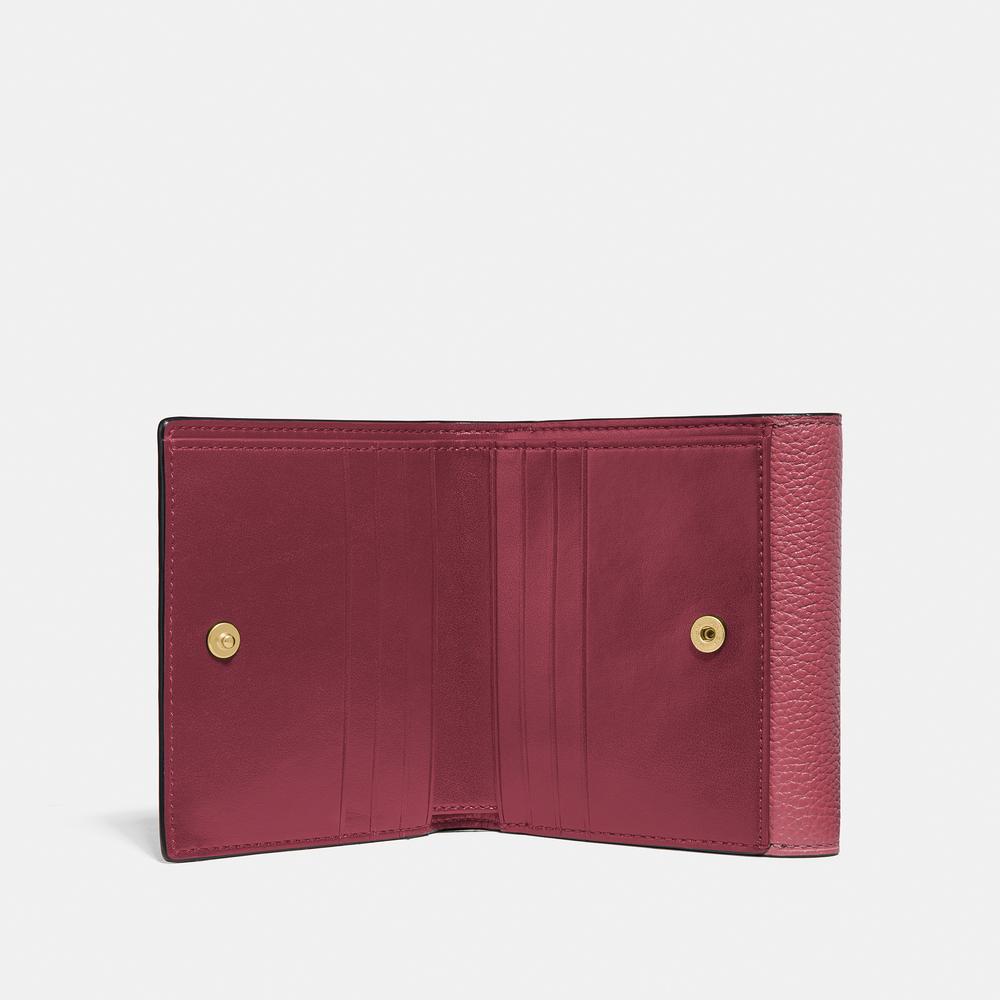 กระเป๋าสตางค์ขนาดเล็ก Tabby Small Wallet In Colorblock สีชมพู
