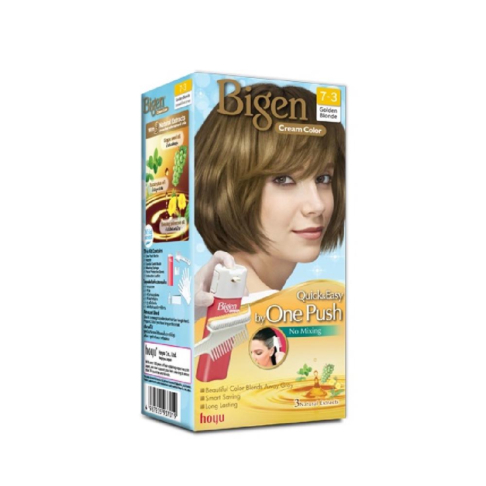 BIGEN Golden Blonde(7-3) OnePush Cream Color 40 Ml 