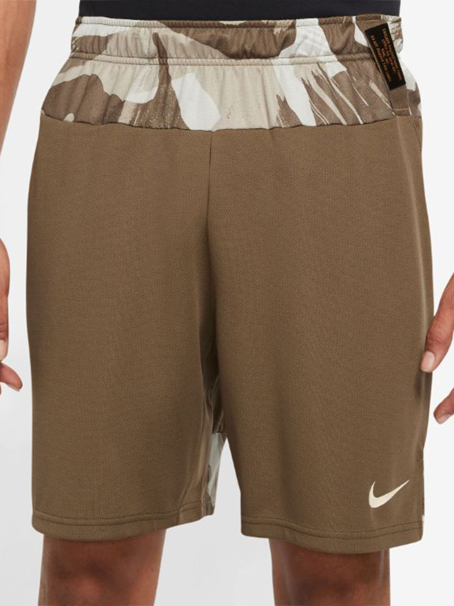 NIKE Dri-FIT Knit Camo Training Shorts DQ4811 | Central.co.th